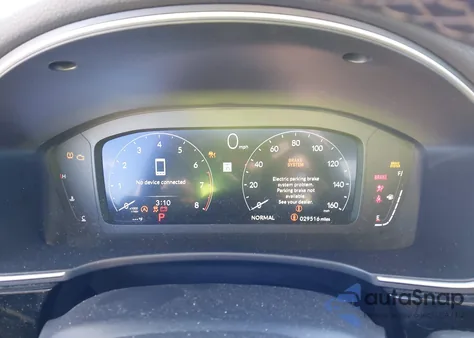 2024 Honda Civic Touring из США, поврежденный, VIN 2HGFE1F99RH328079